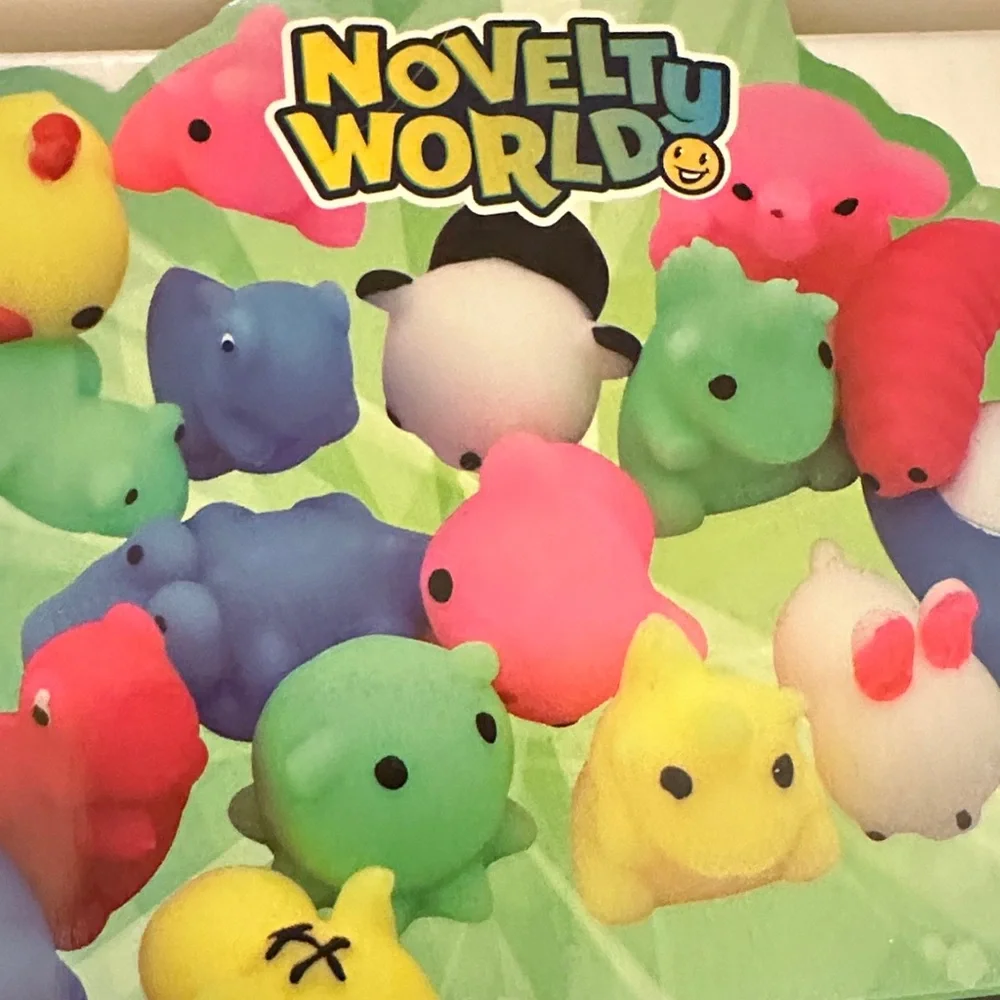 12 Squishy Egg Surprises - Assorted Animal Pastel Color Set by Novelty World